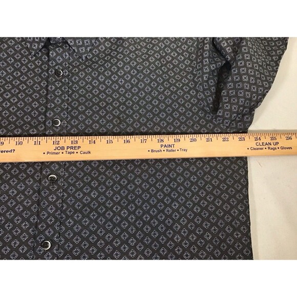 BREUER PARIS Men's Olive Greenish Gray Button Down Cotton Shirt Sz 17/43 - Picture 13 of 15